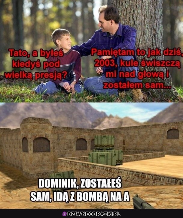 To była presja
