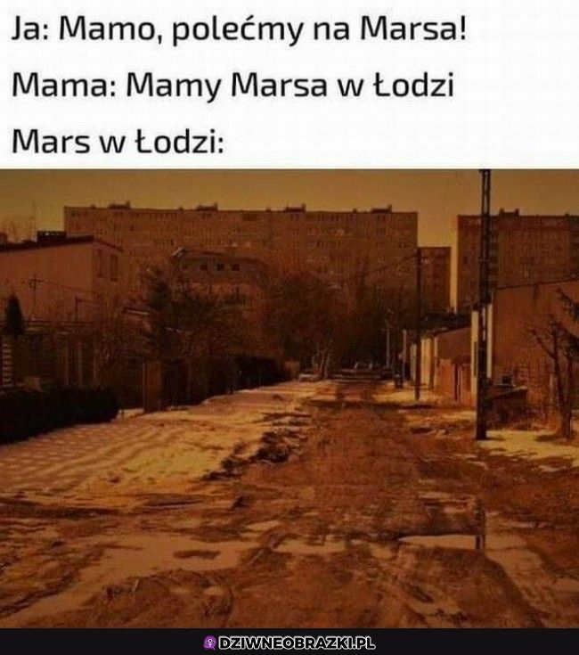 Mars w Łodzi