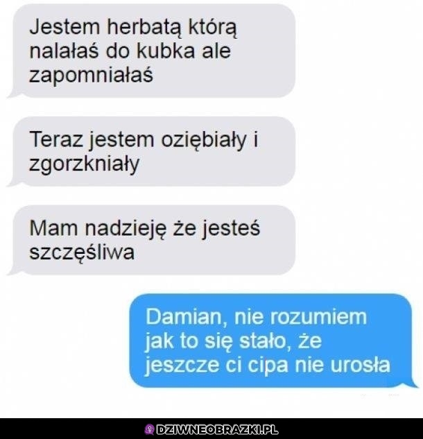 Kiedy próbujesz być czuły i wrażliwy