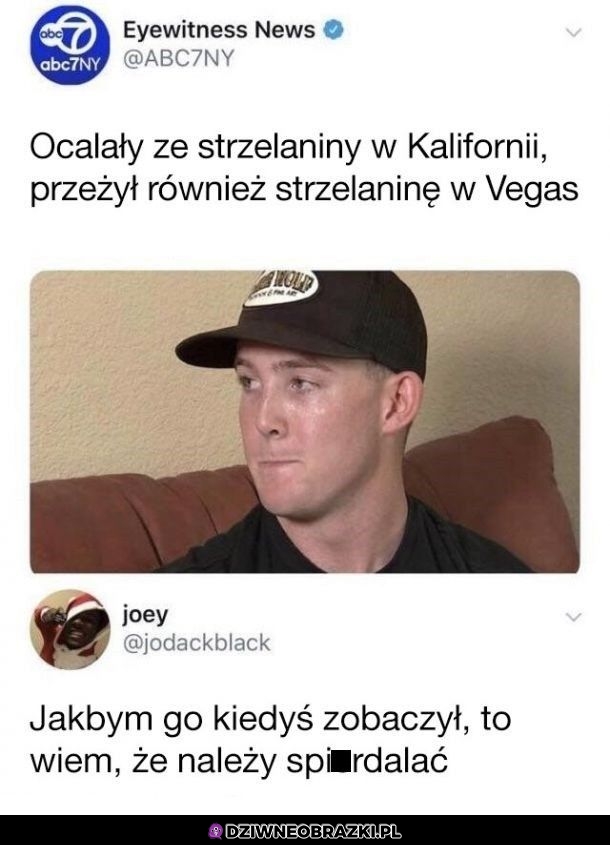 Ocalały ze strzelanin