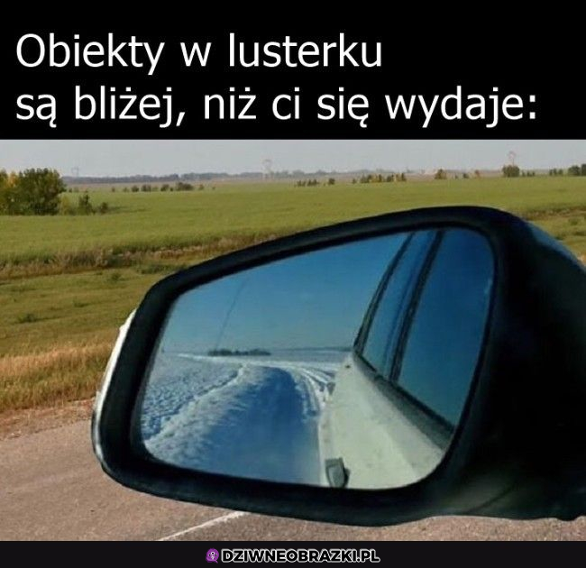 Ciężko zaufać lusterkom