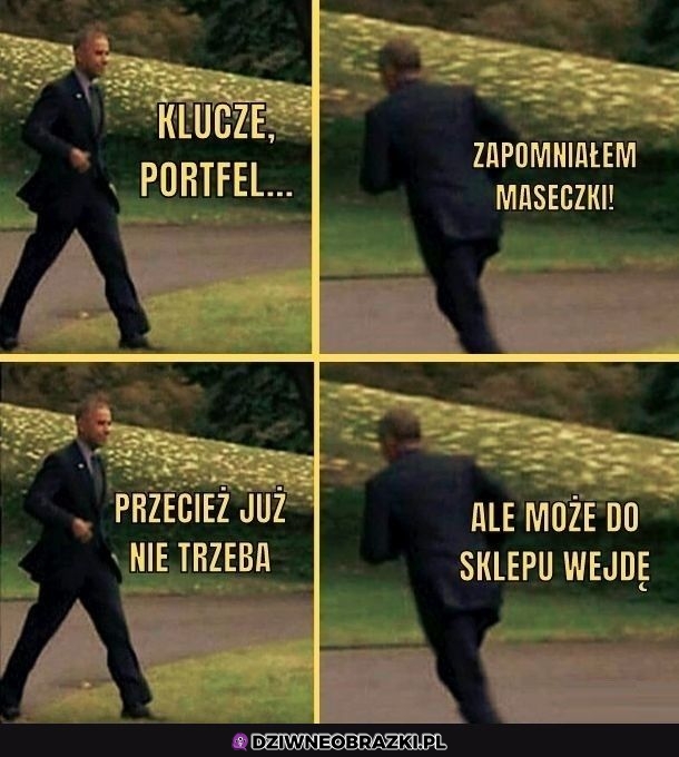 Maseczki jeszcze czasem trzeba mieć