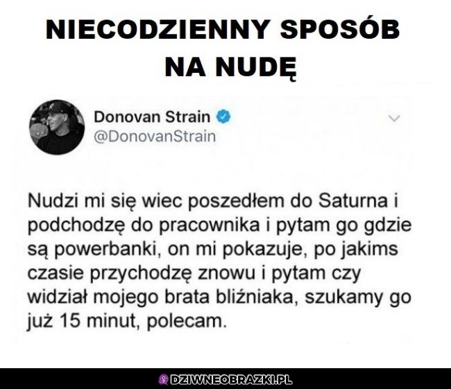 Sposób na nudę