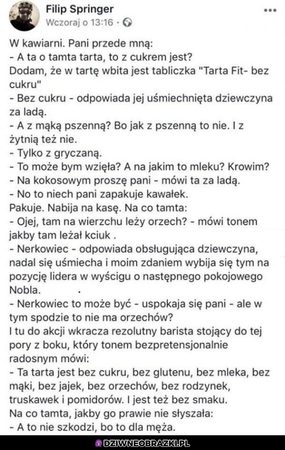 W kawiarni