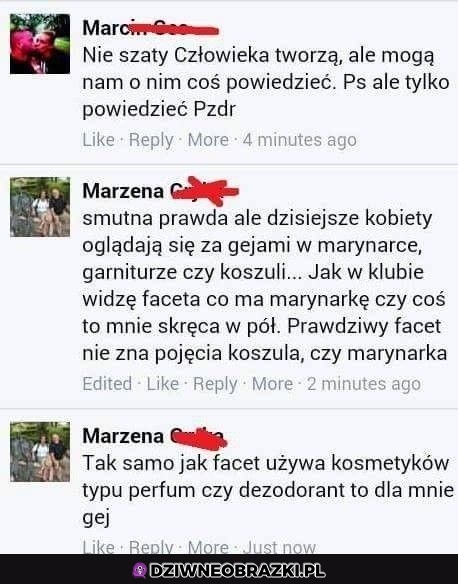 Marzena ewidentnie szuka konkubenta