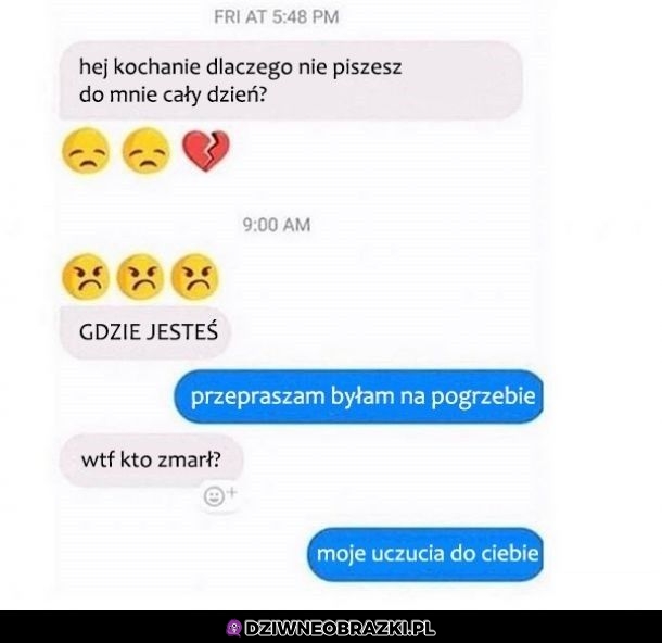 Dlaczego do niej nie pisze?