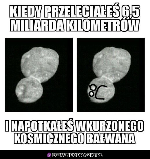 Kosmiczny bałwanek