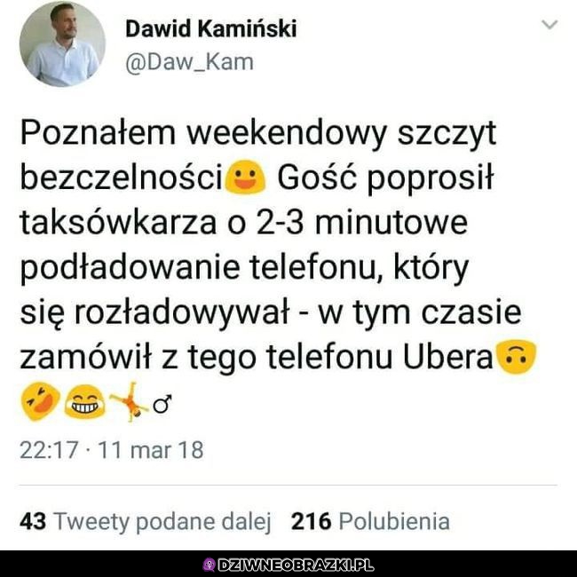 Nowy szczyt bezczelności