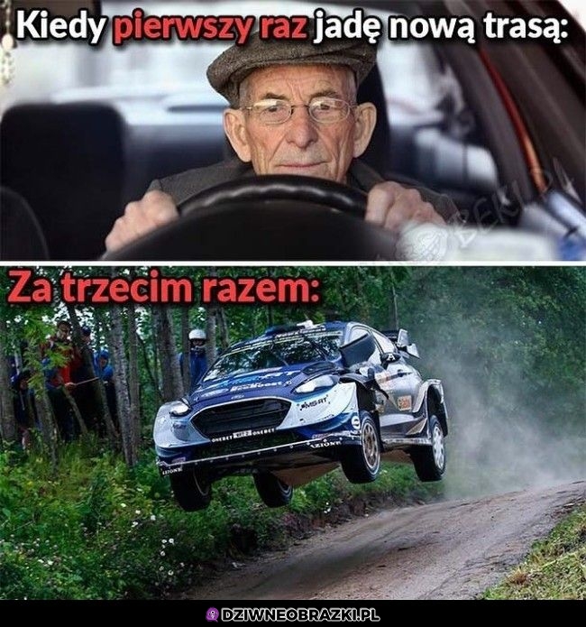Kiedy jedziesz nową trasą
