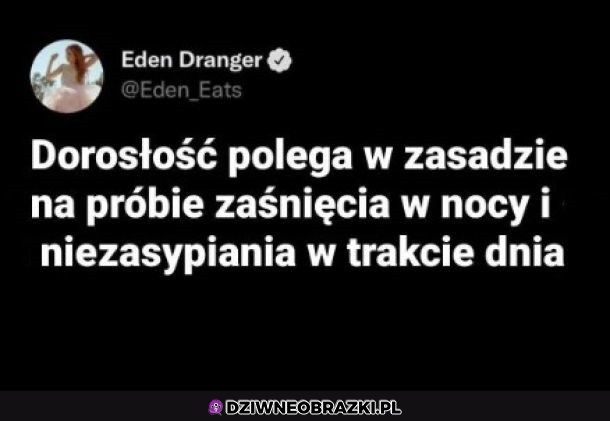 Definicja dorosłości