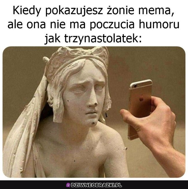 Kiedy chcesz pośmieszkować  z żonką