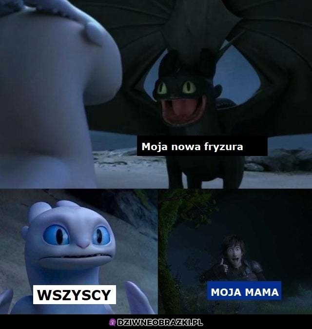 Kiedy mam nową fryzurę