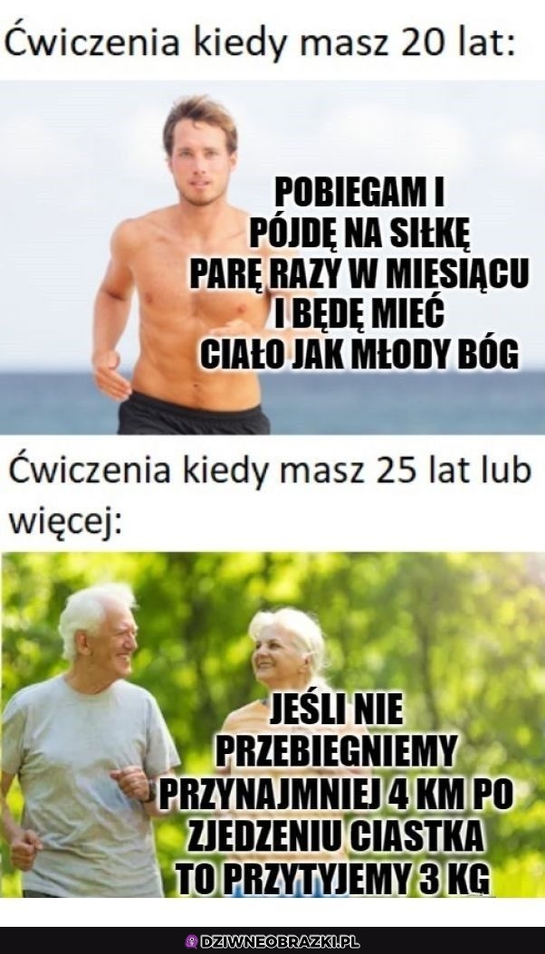 Ćwiczenia coraz cięższe