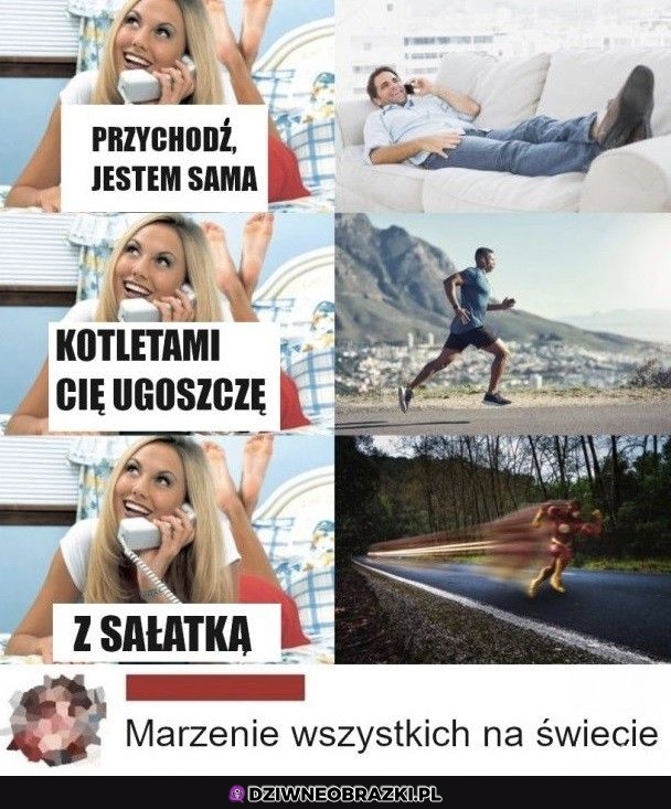 A to biegnę