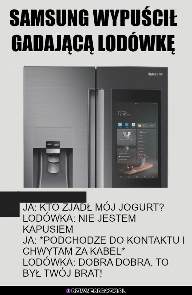 Gadająca lodówka