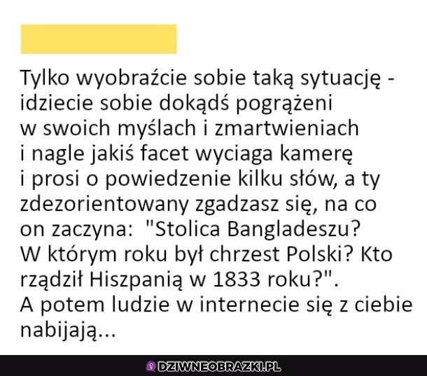 sorki, zamyśliłem się