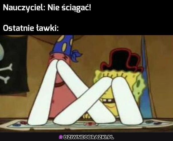Tymczasem w ostatniej ławce
