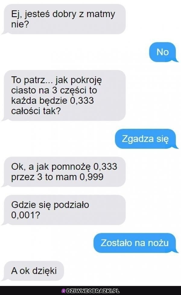 I wszystko się zgadza