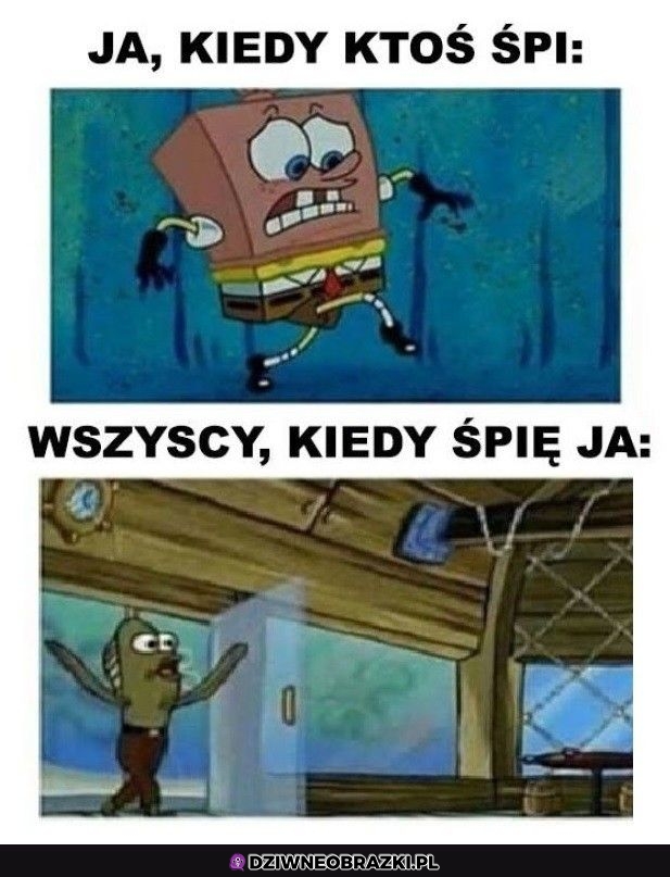 Kiedy próbuję spać