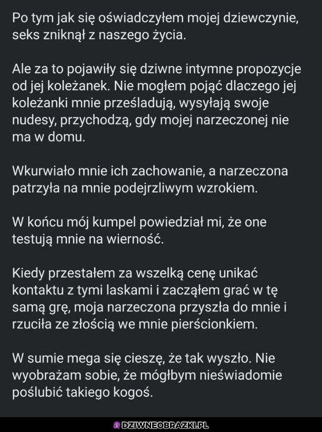 Kiedy robisz coś takiego