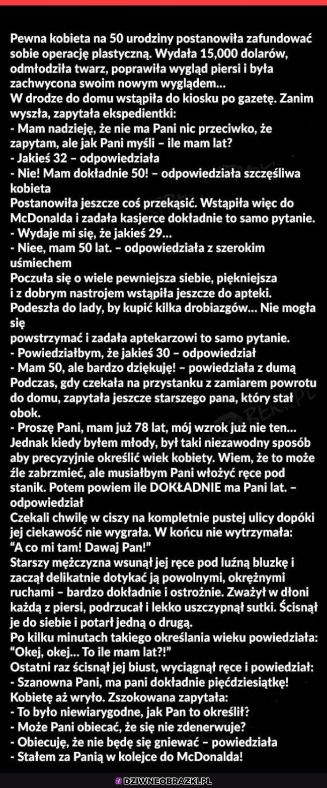 Kiedy bardzo chcesz poczuć się młodsza