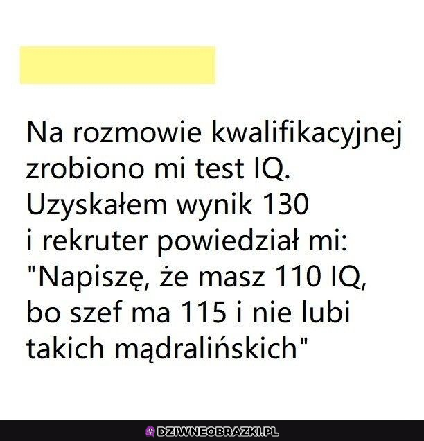 Za wysoko