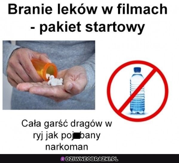 Branie leków takie jest