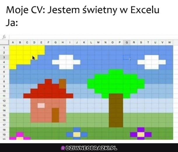 Moje skille w excelu
