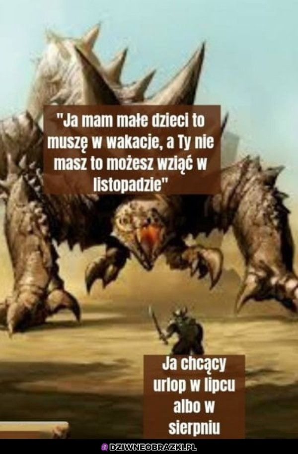 I po planach na urlop