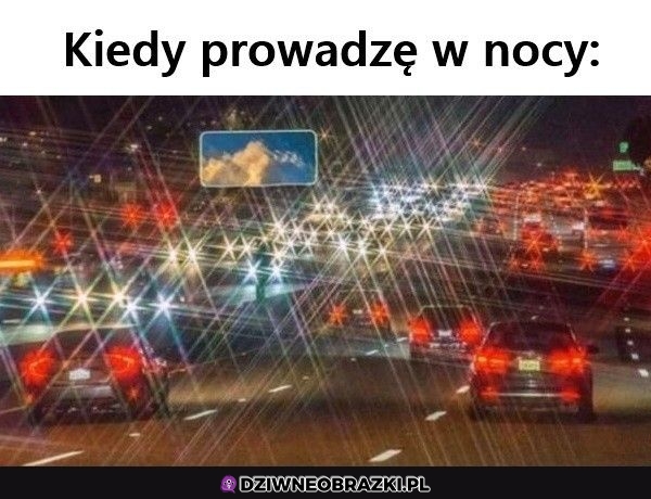 Jazda w nocy taka jest