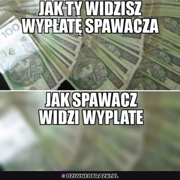 Wypłata spawacza