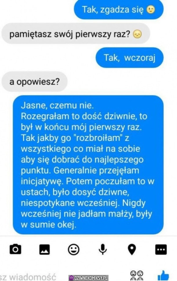 Dziwny pierwszy raz