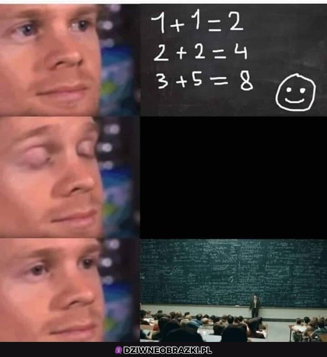 Kiedy mrugniesz na matmie