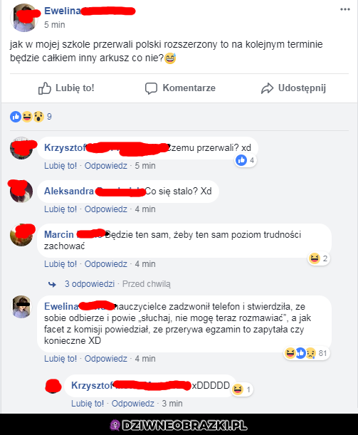 Nie uwierzycie z jakiego powodu przerwali maturę!