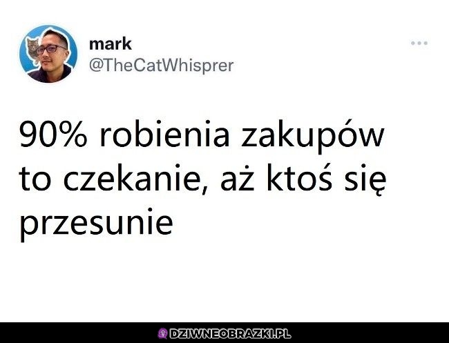 W największym tłumie tak