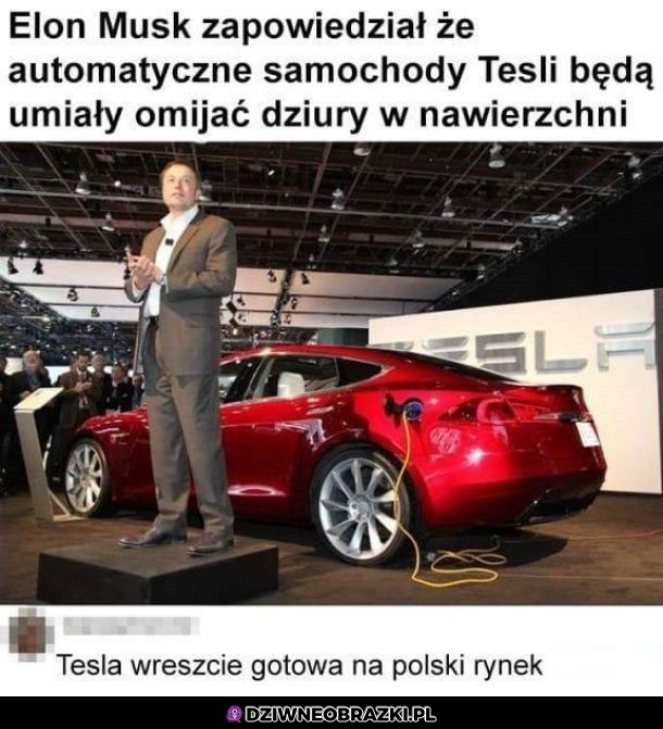 Nowość w Tesli