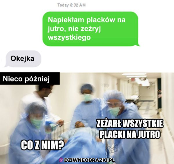 Zjadł wszystko