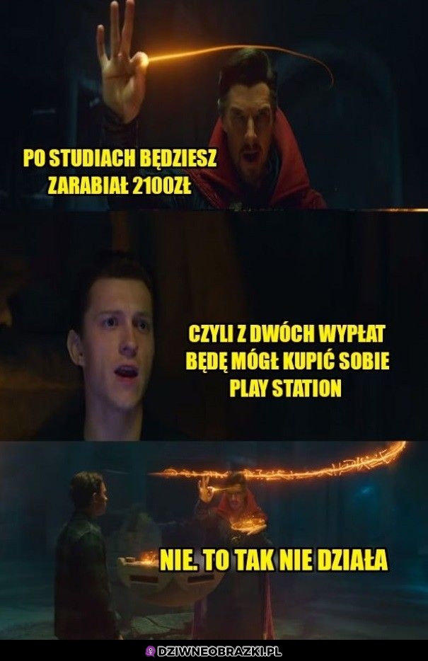 To nie tak byczku