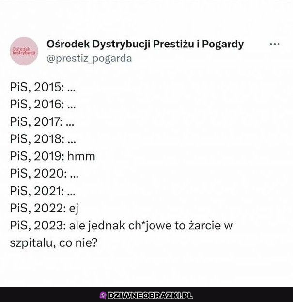 Do tej pory nie przeszkadzało