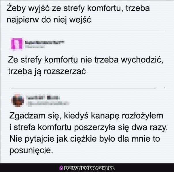 Strefa komfortu