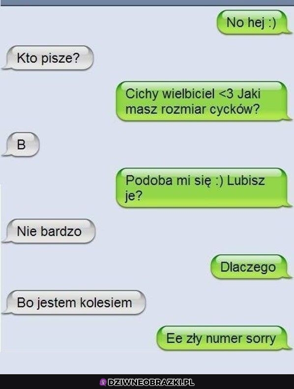 Dobrze, że fotki nie dostał