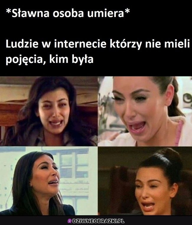 Kiedy umiera ktoś sławny
