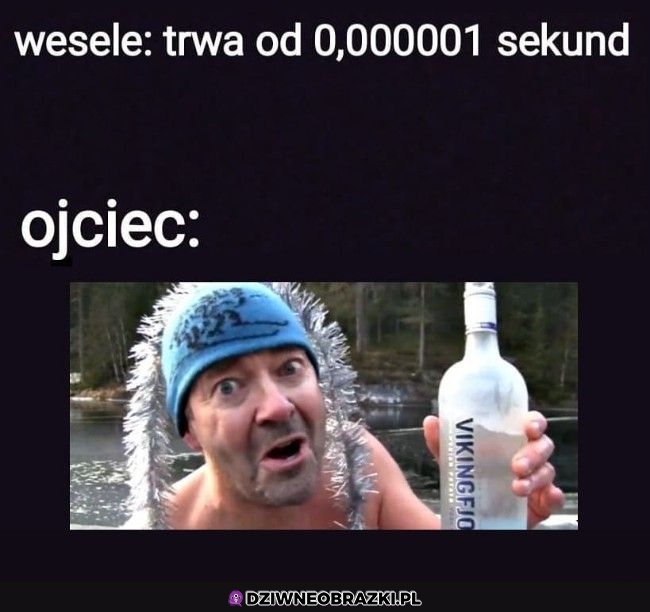 Stary na weselu