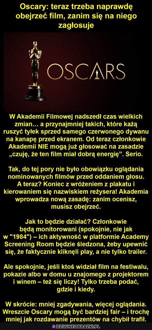 Nadawanie Oscarów