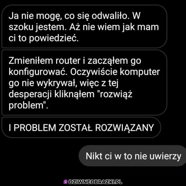 To się na pewno NIE wydarzyło