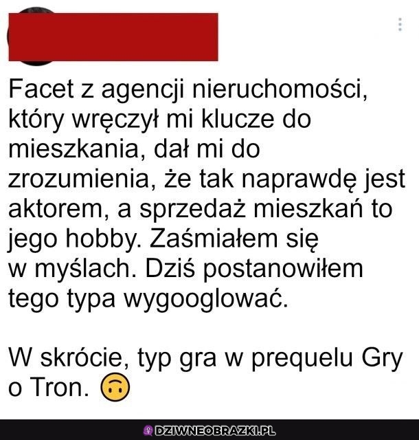 O, nie oszukiwał