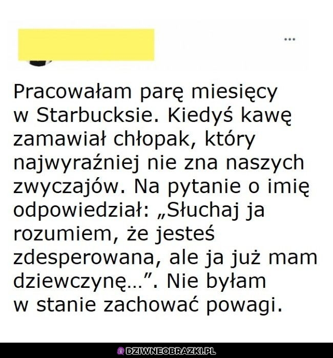 Bo to jest dziwny zwyczaj
