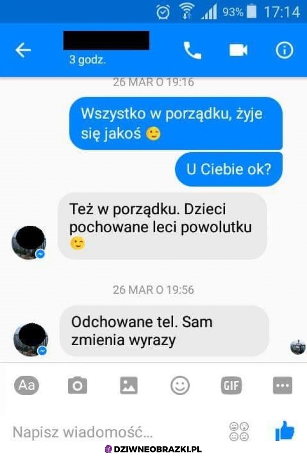 Skoro tak, to nie dziwię się, że ma spokój