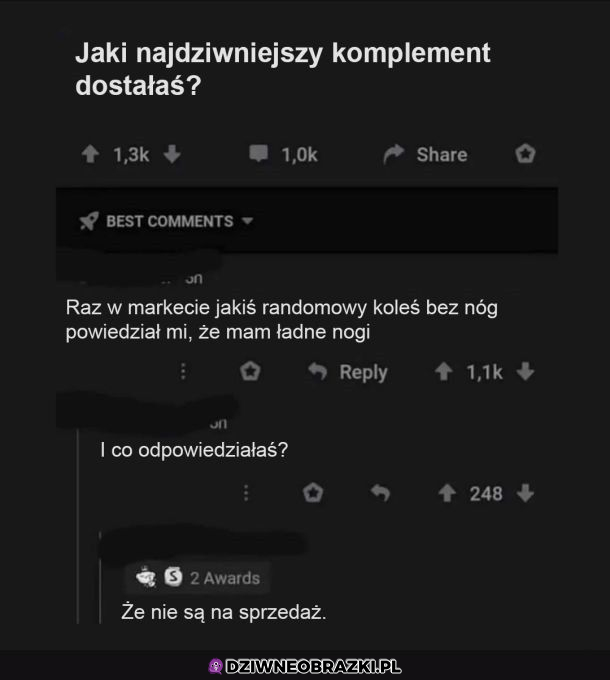 Wszystko jest kwestią ceny... 