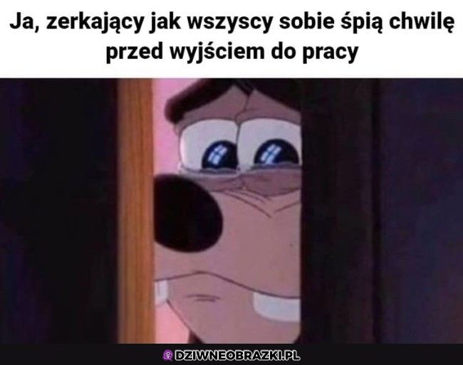 To ja wychodząc przed 6tą